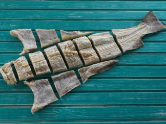 Grytefisk og midtstykker av klippfisk